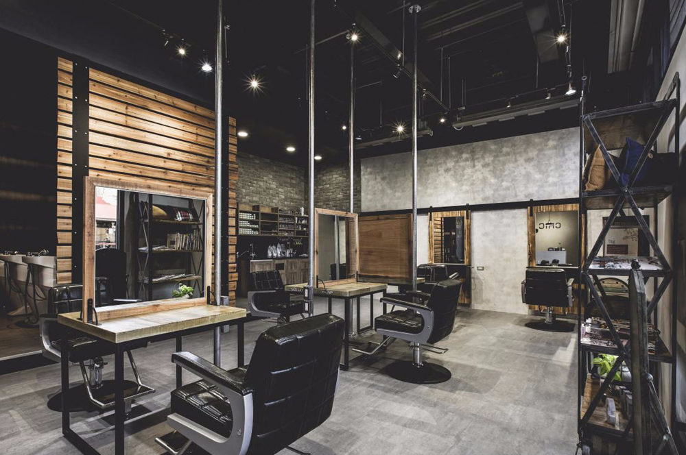 灰色理發店是什么裝修設計風格?